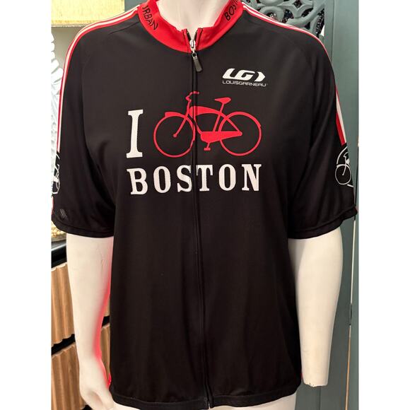 LG LOUIS GARNEAU Cycling Jersey-I CYCLE BOSTON-Urban Adventures-Mens Size XXXL - Picture 9 of 10